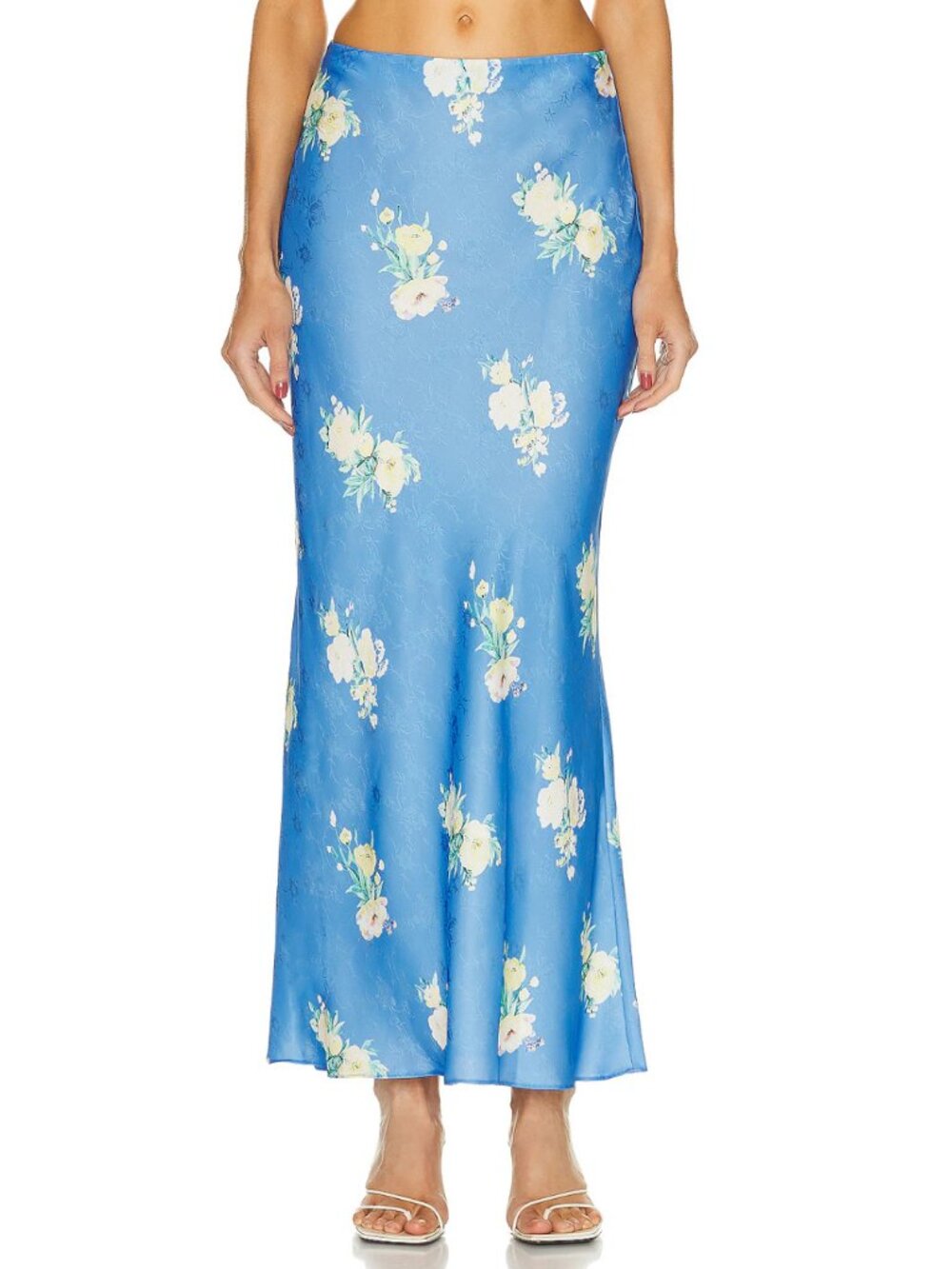 Love Shack Fancy Noam Skirt in Blueberry Lemonade NEW